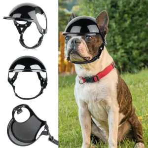 capacete de PU para cães pequenos e médios