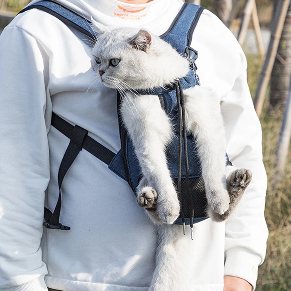 Mochila para Cães e Gatos de Nylon Camuflada Ajustável para Viagem - Imagem 2