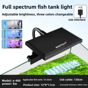 luz RGB LED para aquário com temporizador