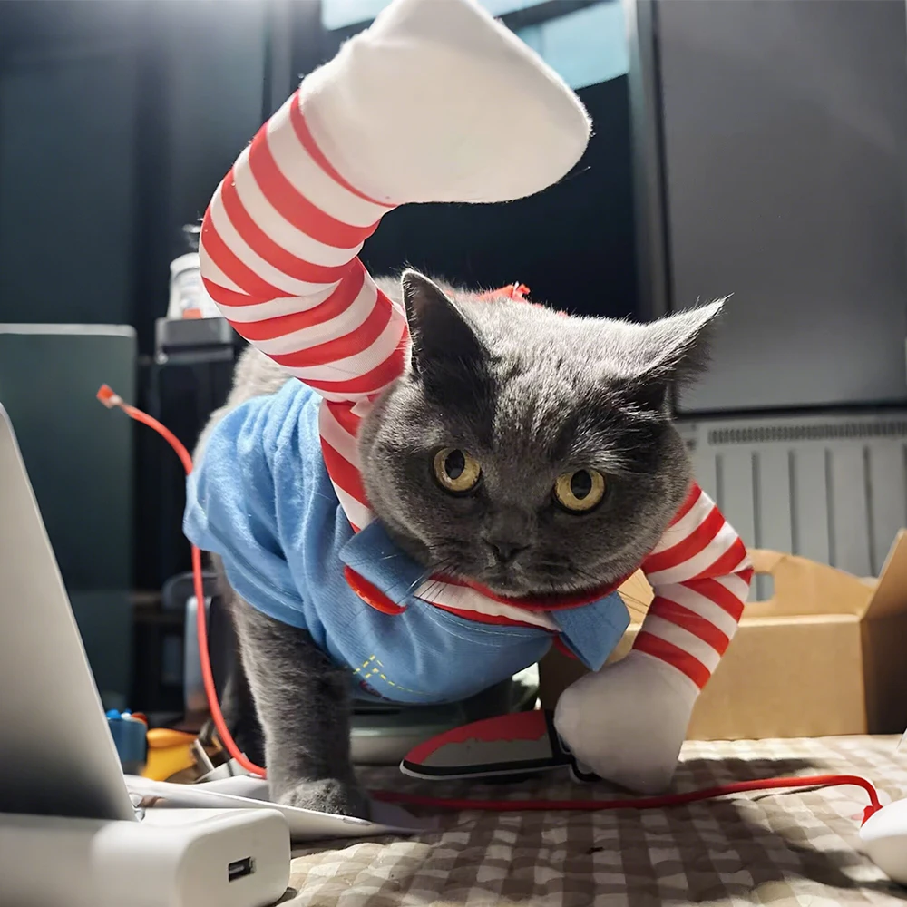 Fantasia de Halloween para Gatos e Cães Ajustável - Imagem 4
