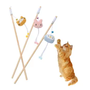brinquedo para gatos bastão de pelúcia