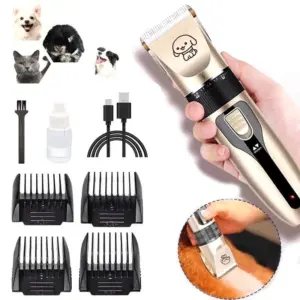 máquina de tosa para cães e gatos recarregável usb
