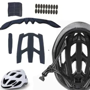 forro para capacete de bicicleta com almofada de queixo