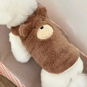 colete suéter para cães e gatos de pelúcia