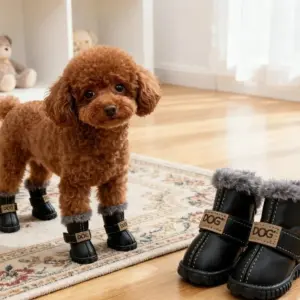 botas de pu para cães impermeáveis