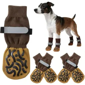 meias antiderrapantes para cães