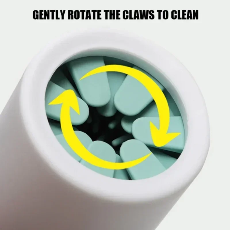 Lavadora de Patas para Cães e Gatos com Escova de Silicone Removível - Imagem 6