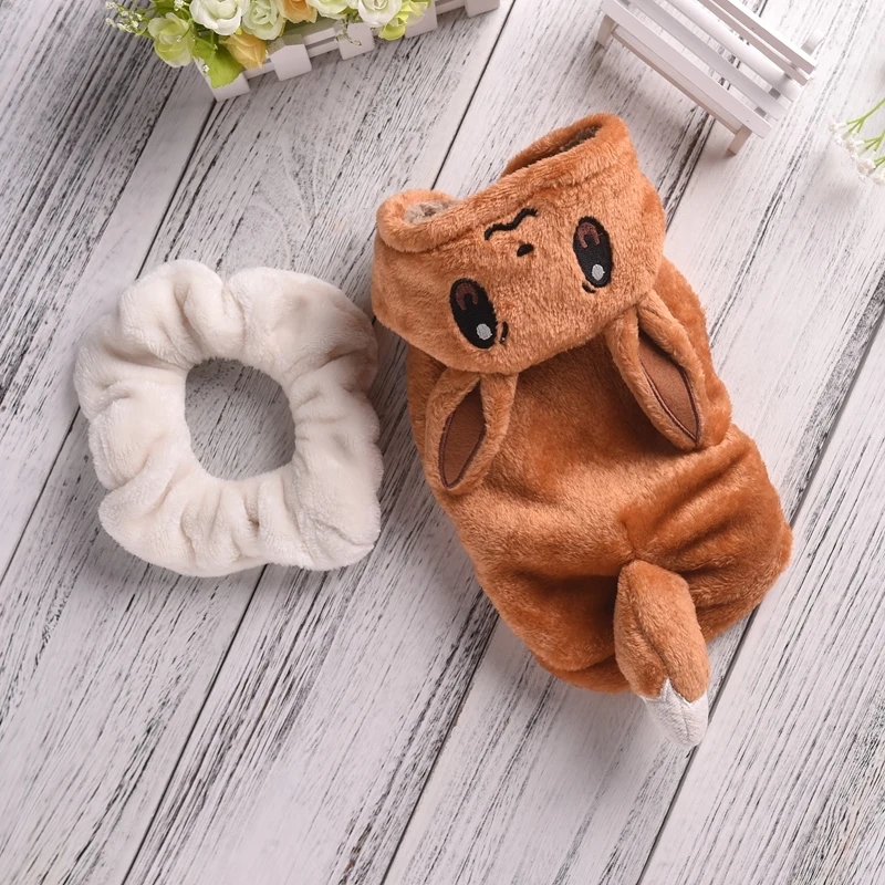 Roupa de Cachorro para Cães Pequenos de Fleece com Desenho Animado - Imagem 2