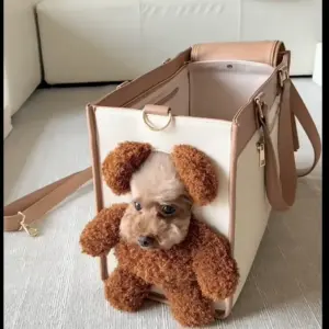 bolsa de ombro para cães de pelúcia