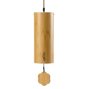 sino de vento memorial pet bambu