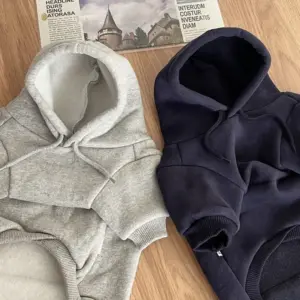 hoodie de lã para cães pequenos e médios