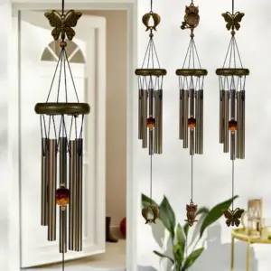 sino de vento musical para decoração