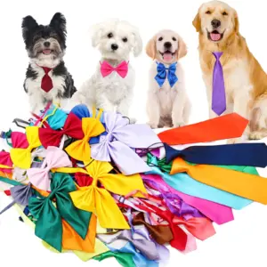 gravatas borboleta ajustáveis para cães e gatos