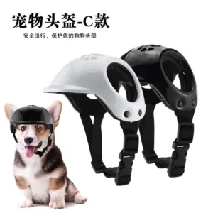 capacete para cães e gatos ajustável