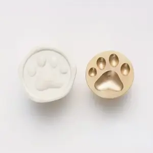 selo de cera pata de gato miniatura