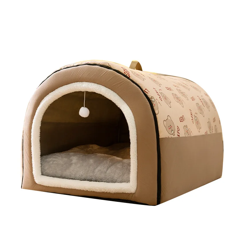 Cama Toca Neuro Cat para Cães e Gatos de Poliéster Removível e Lavável - Imagem 5