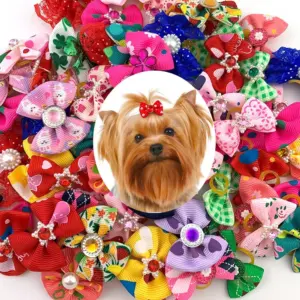 laço pet artesanal para cães pequenos