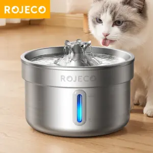fonte de água para cães e gatos aço inoxidável