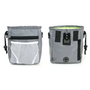 bolsa de treinamento para cães com bolso para petiscos