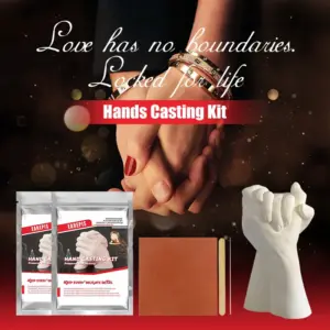 kit de fundição 3d impressão pata e mão