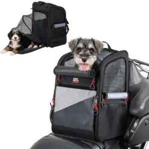 bolsa transportadora para cães e gatos para motocicleta