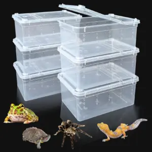 terrário de plástico para répteis