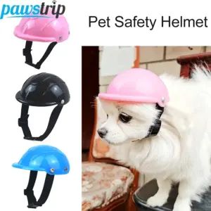 capacete de segurança ajustável para cães e gatos