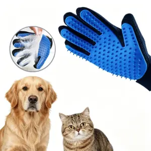 luva removedora de pelos para cães e gatos