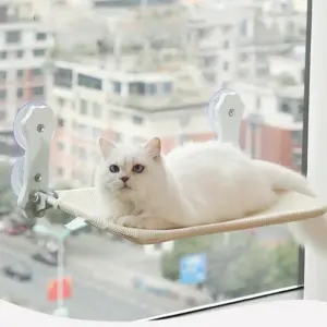 rede de descanso para gatos com ventosa dobrável