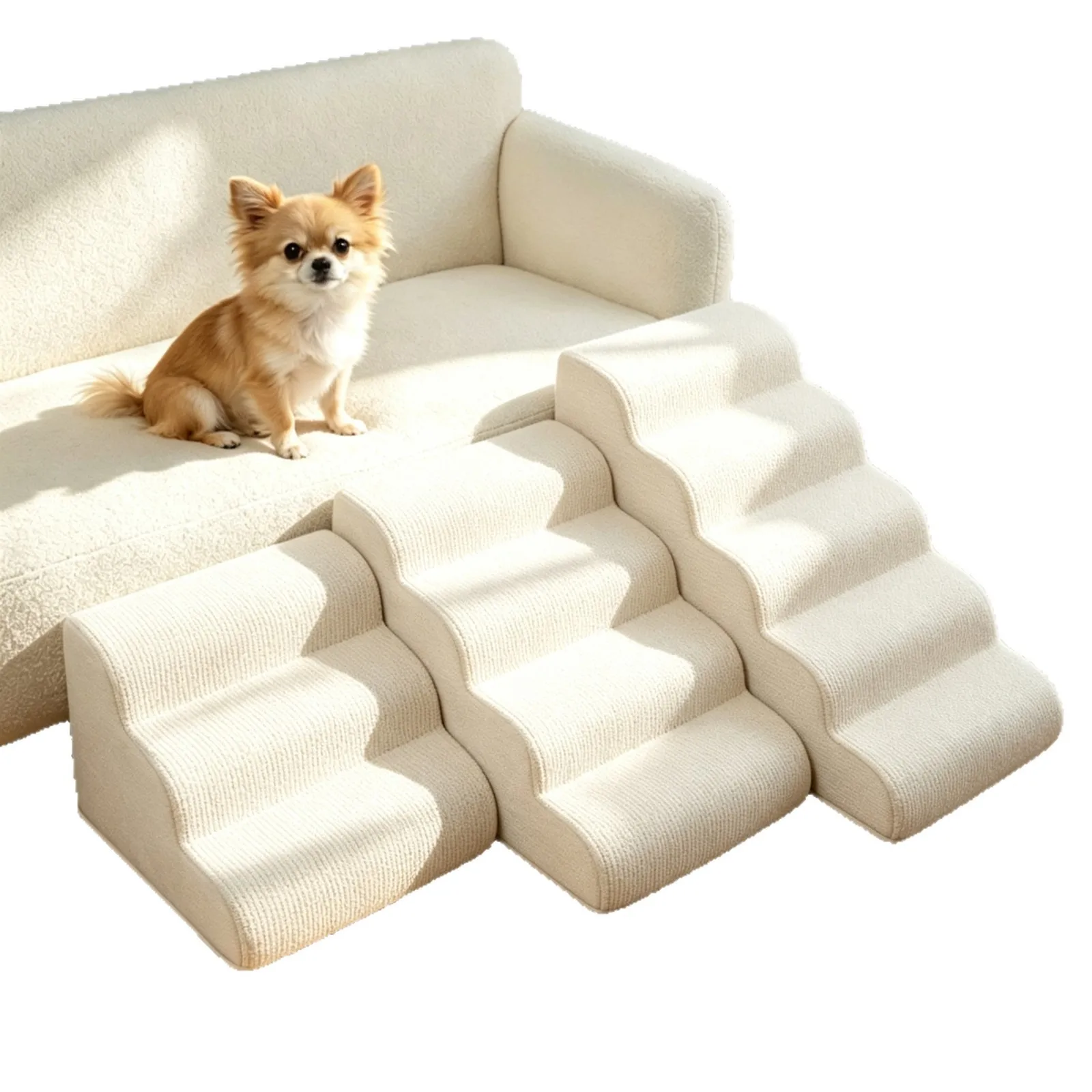 Escada Rampa para Cães e Gatos de Espuma com Capa Lavável - Imagem 2
