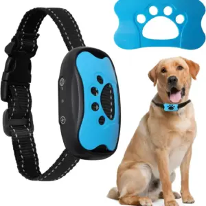coleira vibratória para cães recarregável