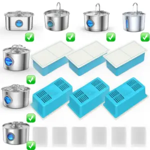 filtros para fonte de água para gatos