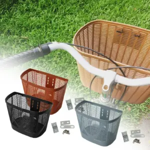 cesta dianteira para bicicleta de plástico