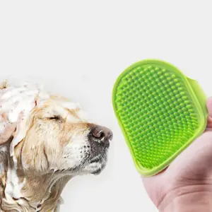 escova luva de borracha para cães e gatos