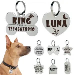 placa de identificação para cães e gatos