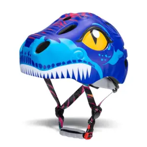 capacete infantil ciclismo 3d dinossauro