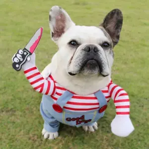 fantasia militar para cães ajustável