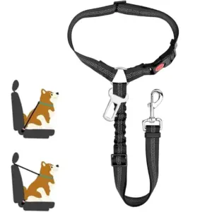 cinto de segurança para cães ajustável