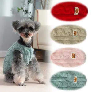 colete de lã para cães pequenos