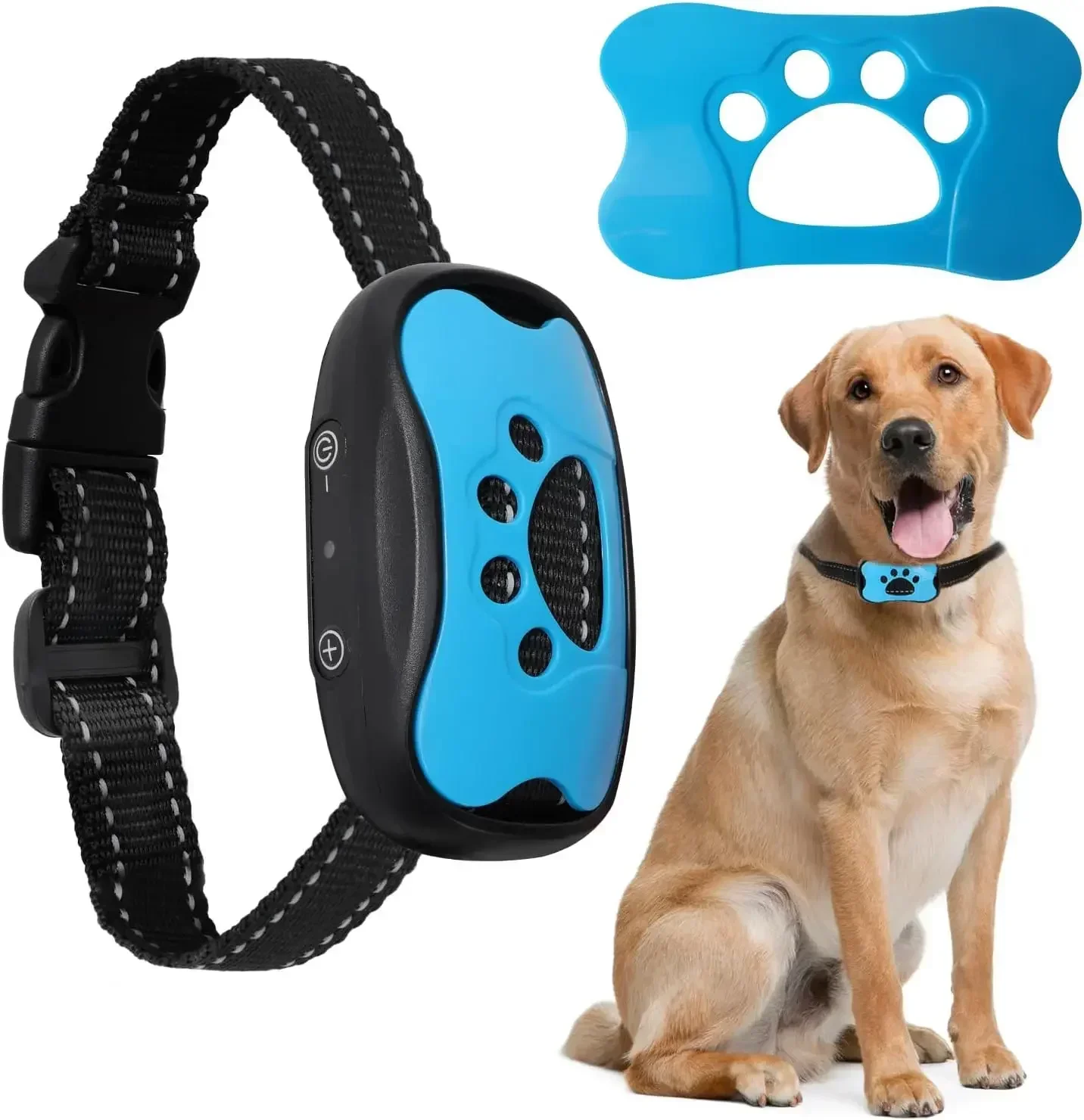 coleira antilatido recarregável usb para cães