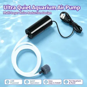 bomba de oxigênio portátil USB para aquário