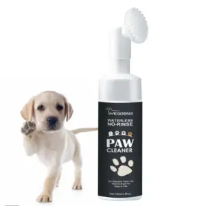 espuma limpadora de patas para cães e gatos