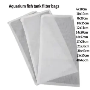 bolsa filtrante para aquário de nylon