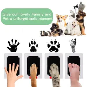 kit de impressão de patas não tóxico