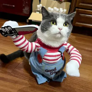 fantasia de halloween para gatos e cães
