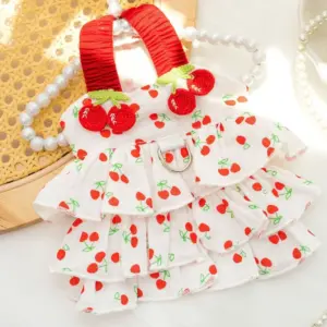 vestido de algodão para cães