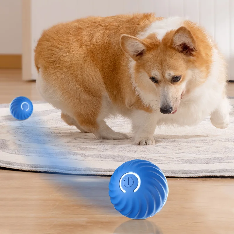 Bola Interativa para Cães e Gatos Recarregável USB com Rolagem Automática - Imagem 2