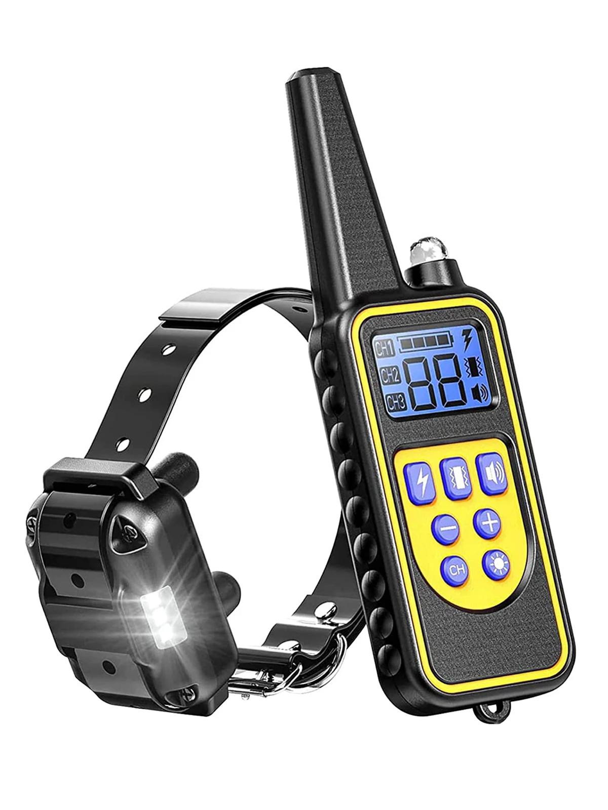 Coleira de Treinamento para Cães Recarregável à Prova d'Água com Controle Remoto - Imagem 3