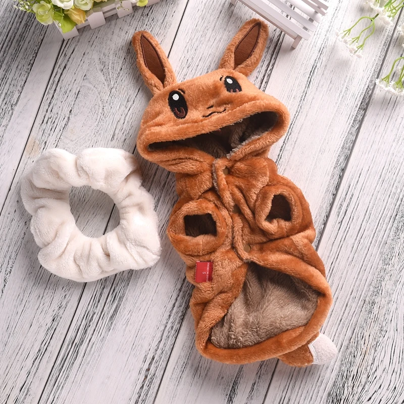Roupa de Cachorro para Cães Pequenos de Fleece com Desenho Animado - Imagem 3