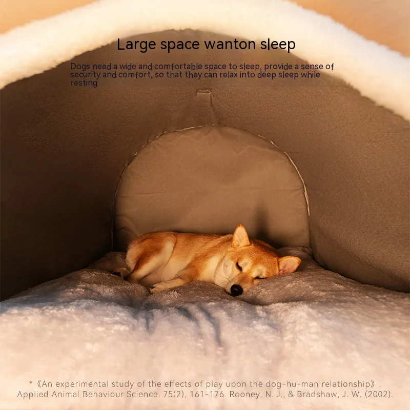 Cama Toca Neuro Cat para Cães e Gatos de Poliéster Removível e Lavável - Imagem 3